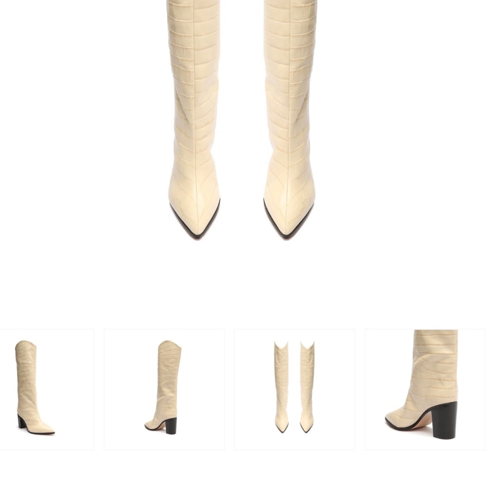 Schuts biege crocodile tall boots size 7.5